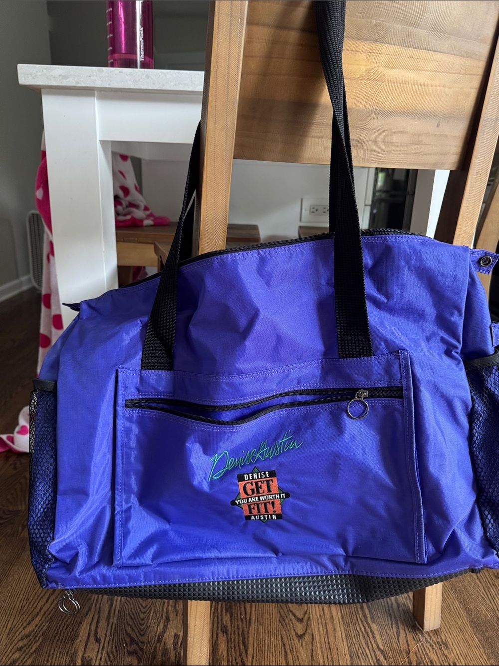 Fabulously awesome! Denise Austin Purple Duffel Bag GET FIT YOU ARE WORTH IT